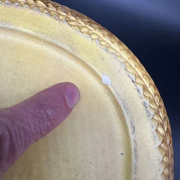 Vintage Hat Planter Inarco Japan Yellow Feather Mid Century Kitsch Decor Ceramic - Picture 9 of 14